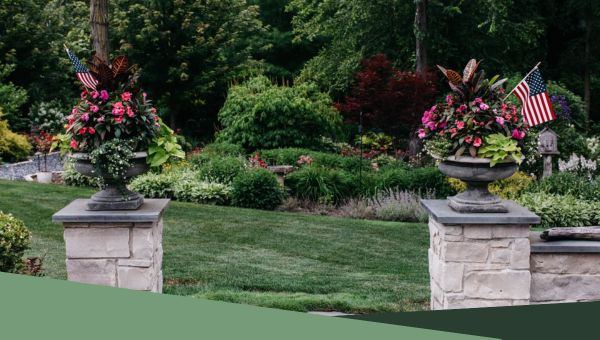 Backyard landscaping