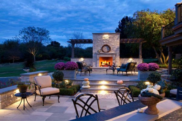 Outdoor patio design