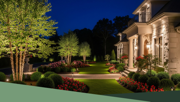 Gorgeous Landscape Design with Landscape Lighting
