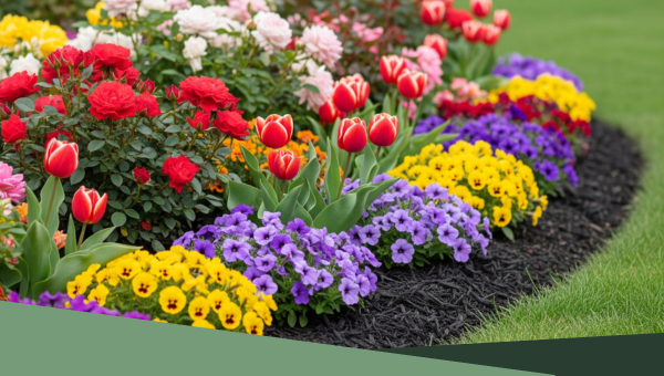 Planting and mulching