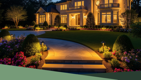 Beautiful landscape lights