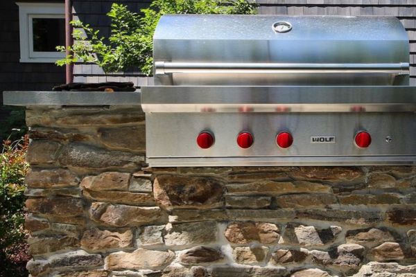 An outdoor grill