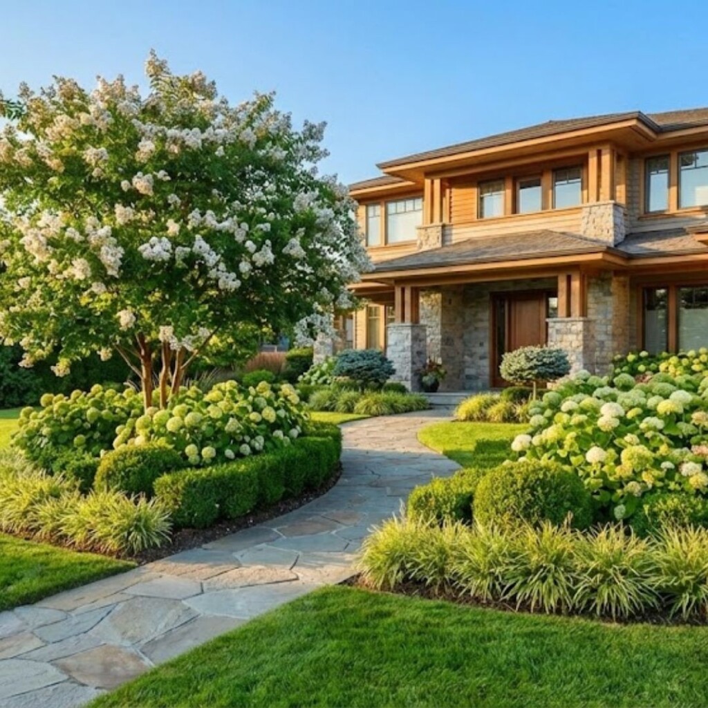 Comparison of modern versus cottage garden styles.