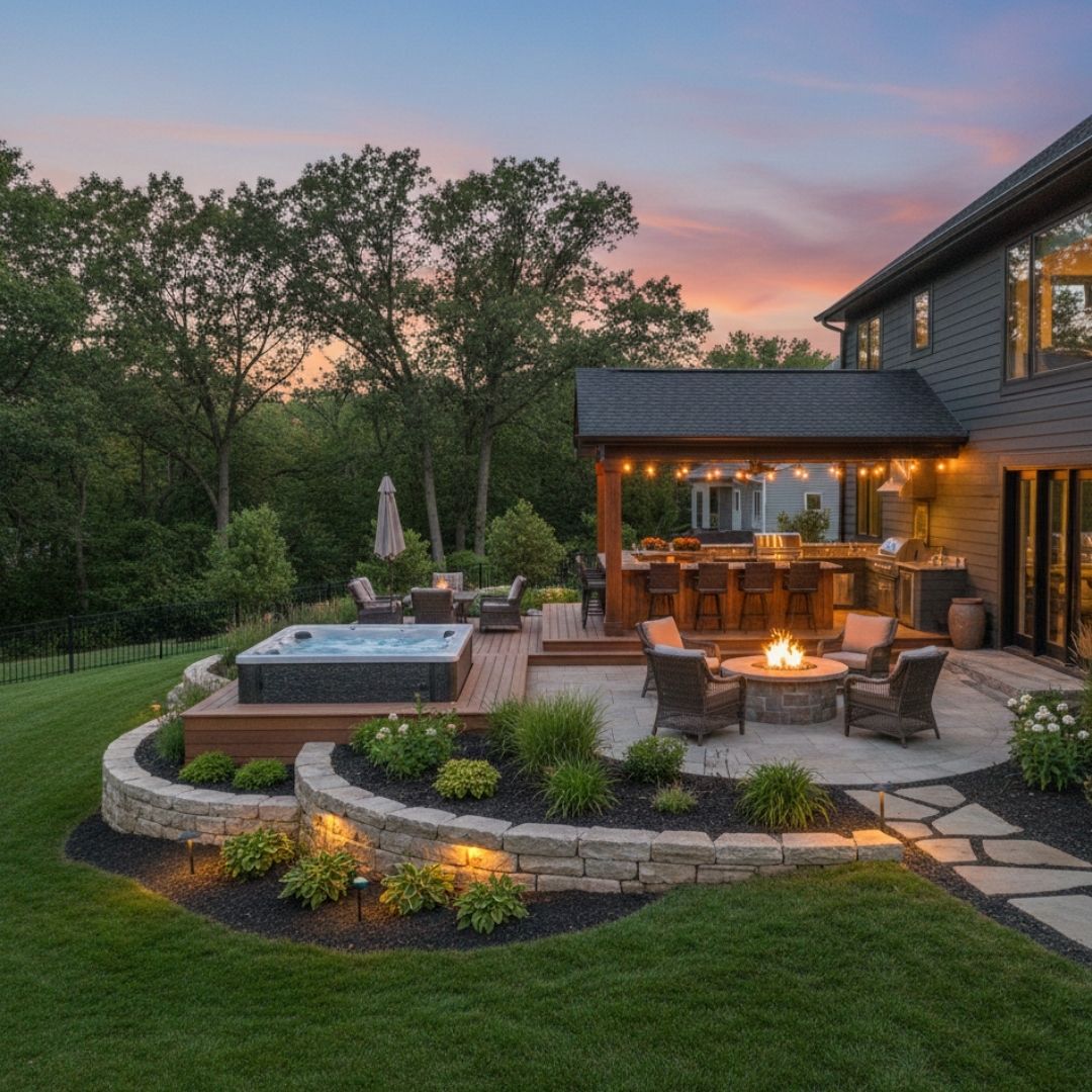 Nice backyard design