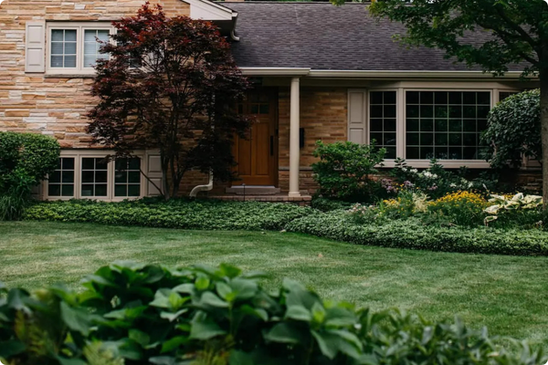 Image of a well maintained yard